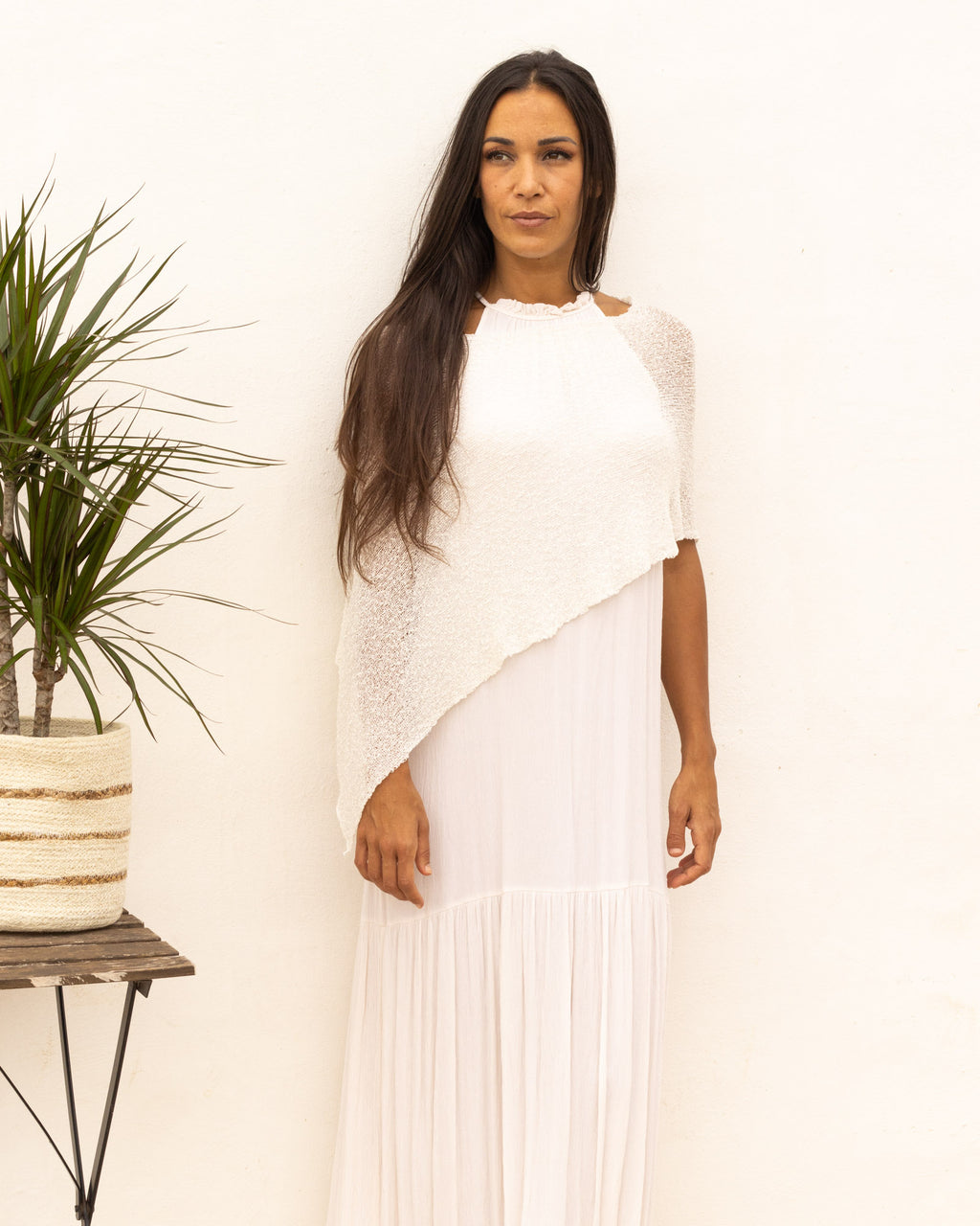 Ponchito versátil blanco