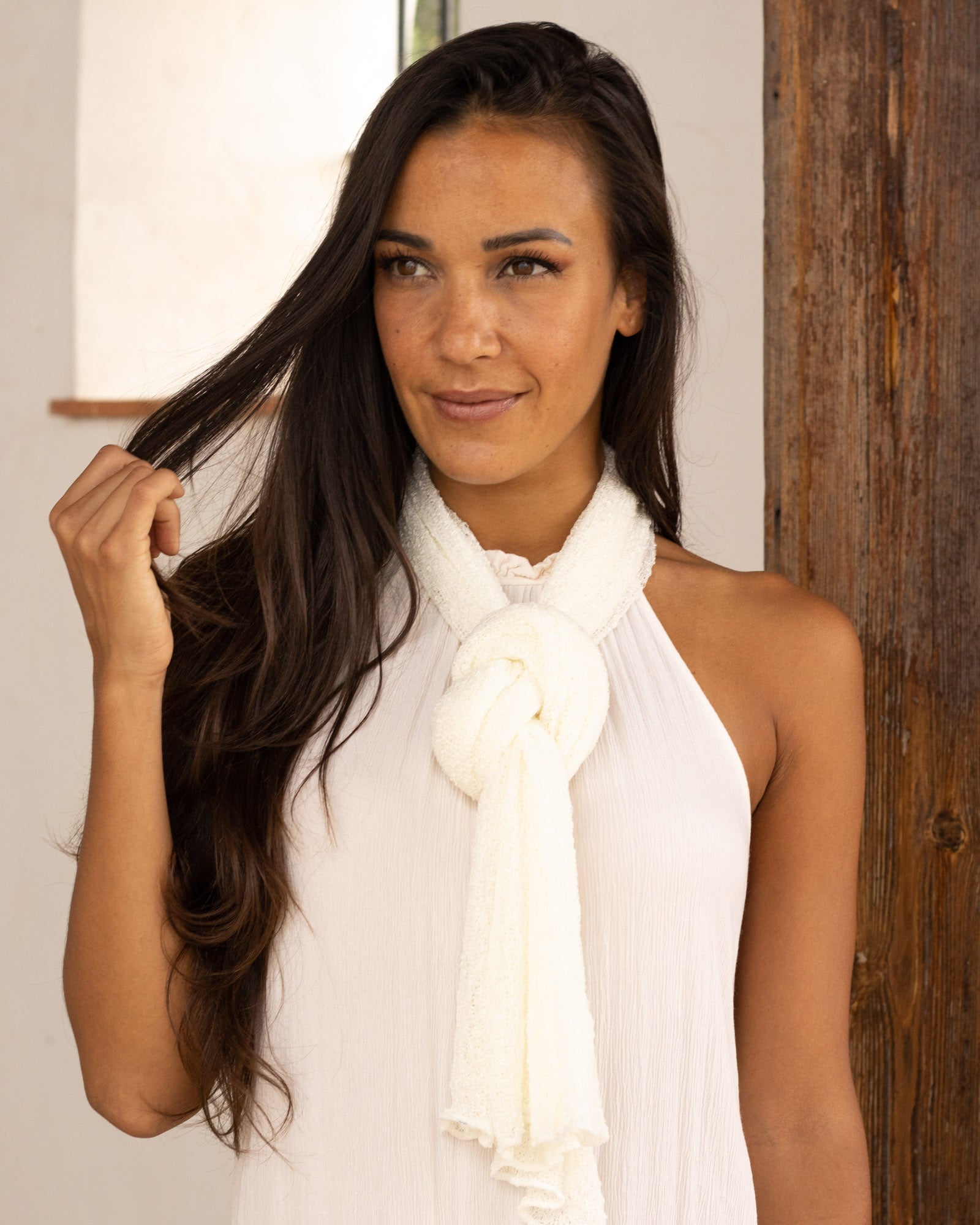 Ponchito versátil blanco