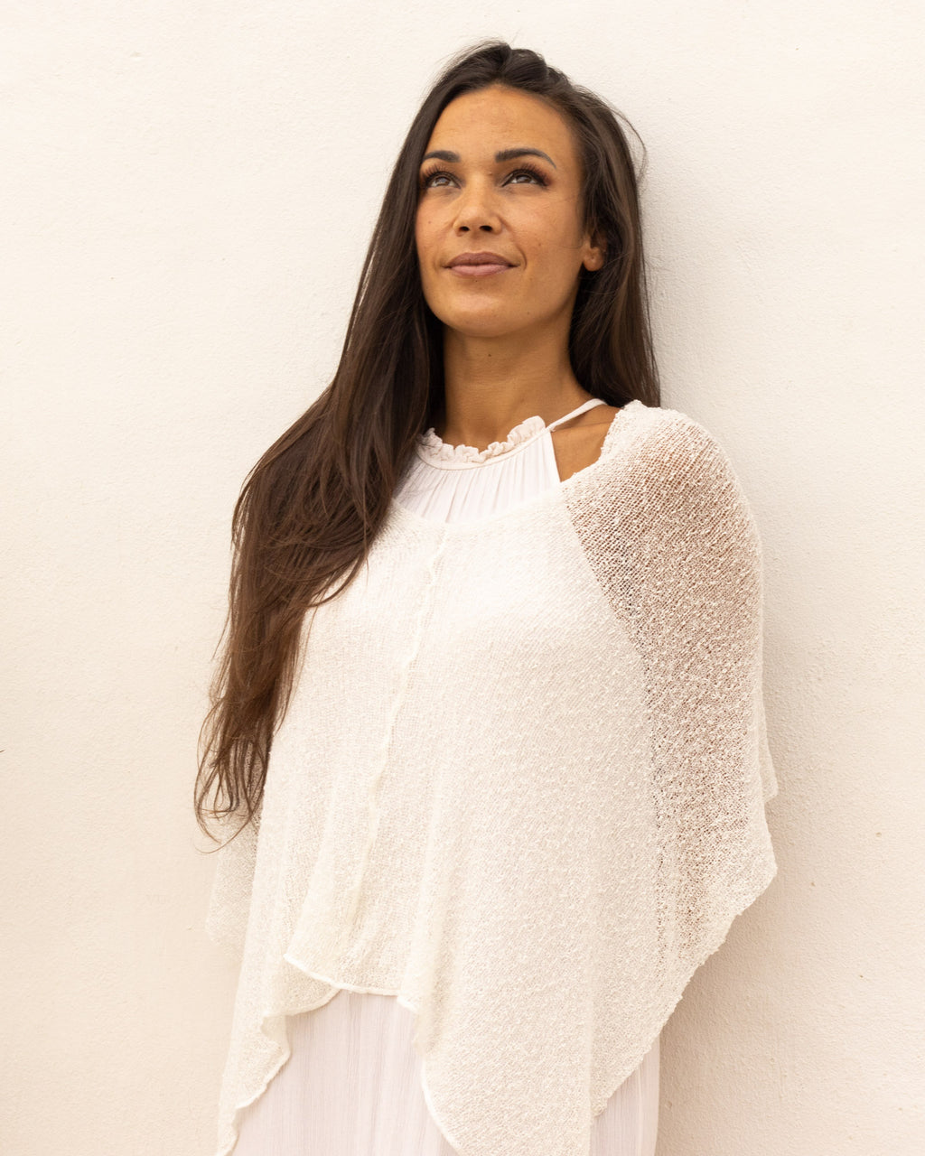 Ponchito versátil blanco