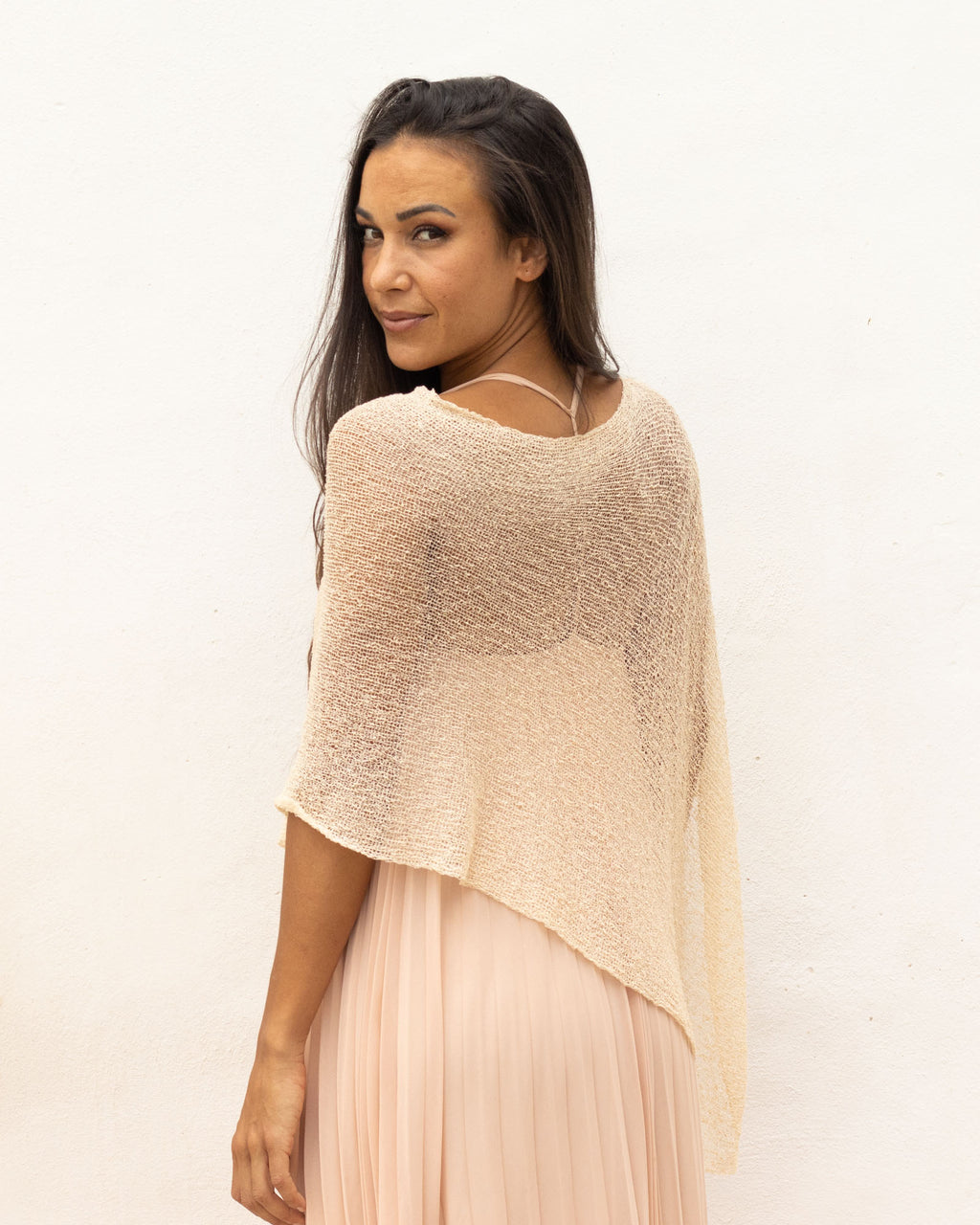 Ponchito versátil crema