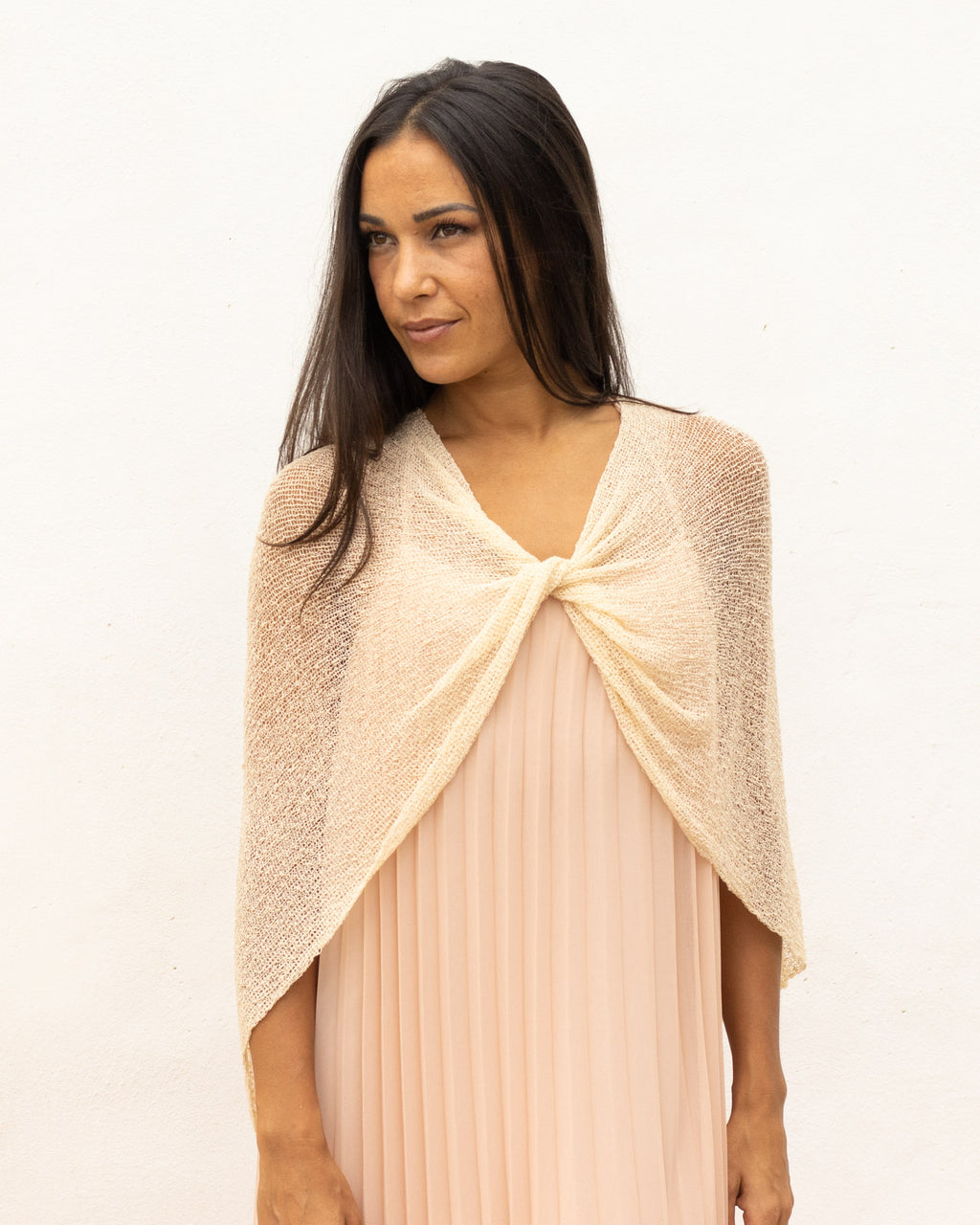 Ponchito versátil crema