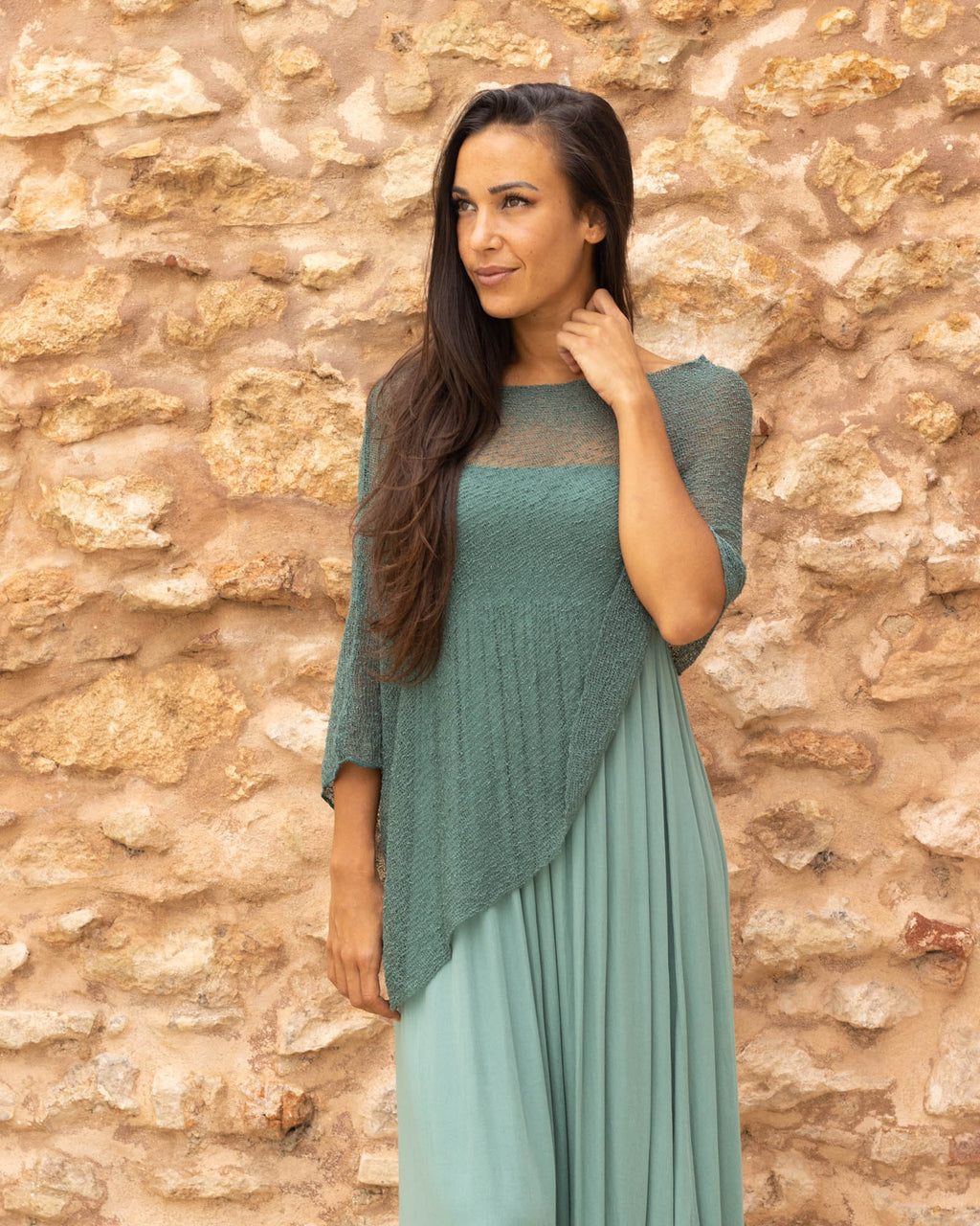 Ponchito versátil jade