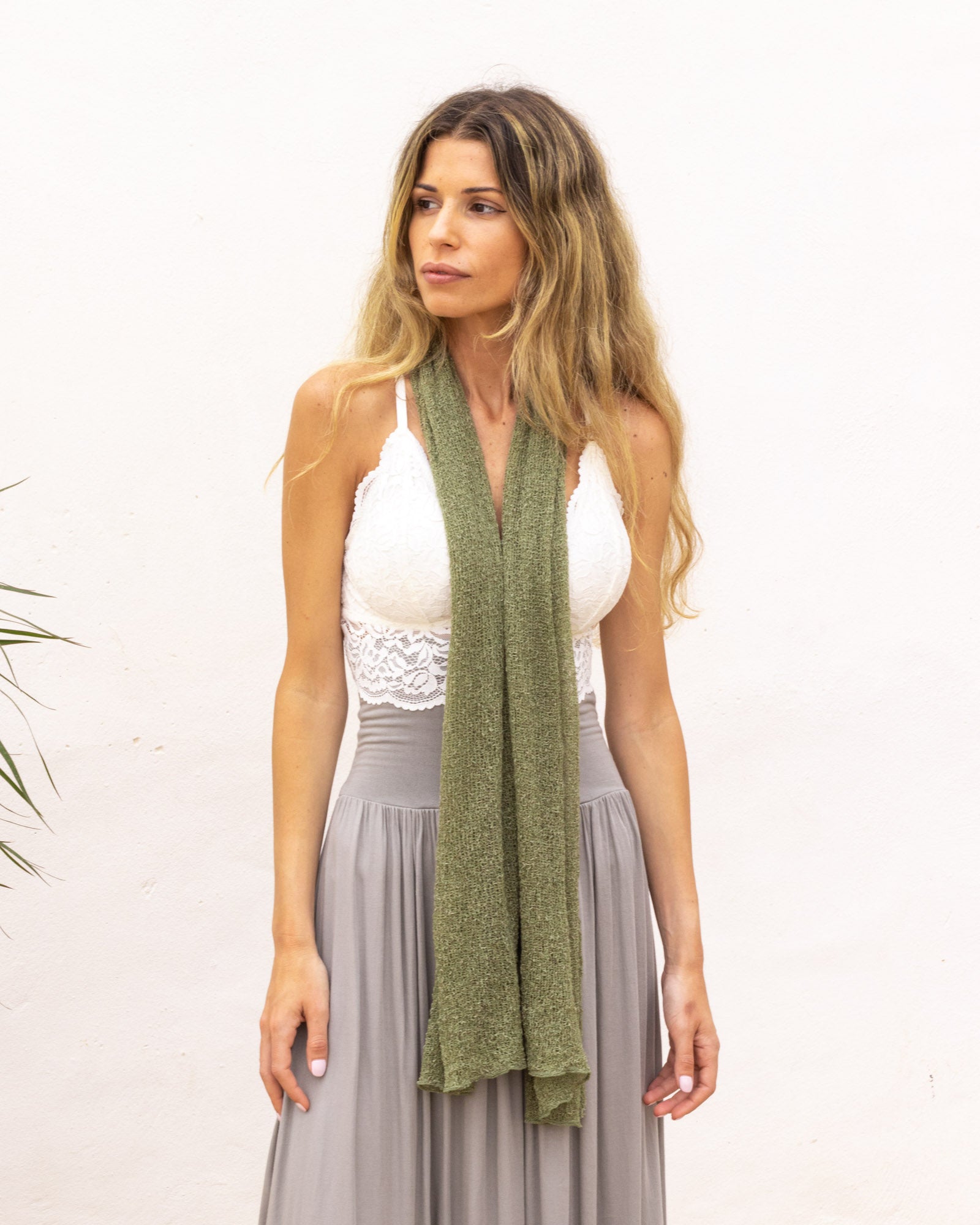 Ponchito versátil verde musgo