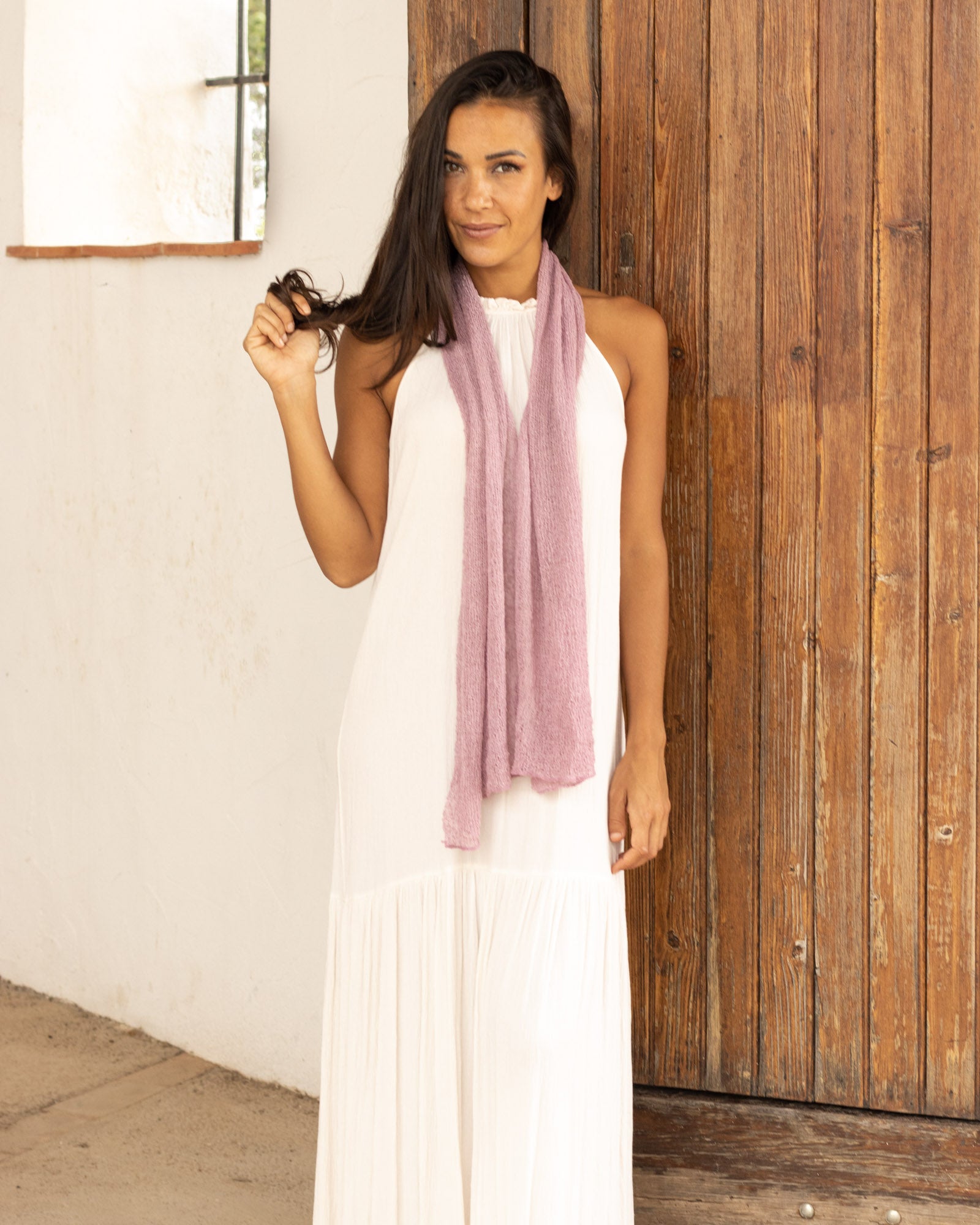 Ponchito versátil rosa palo