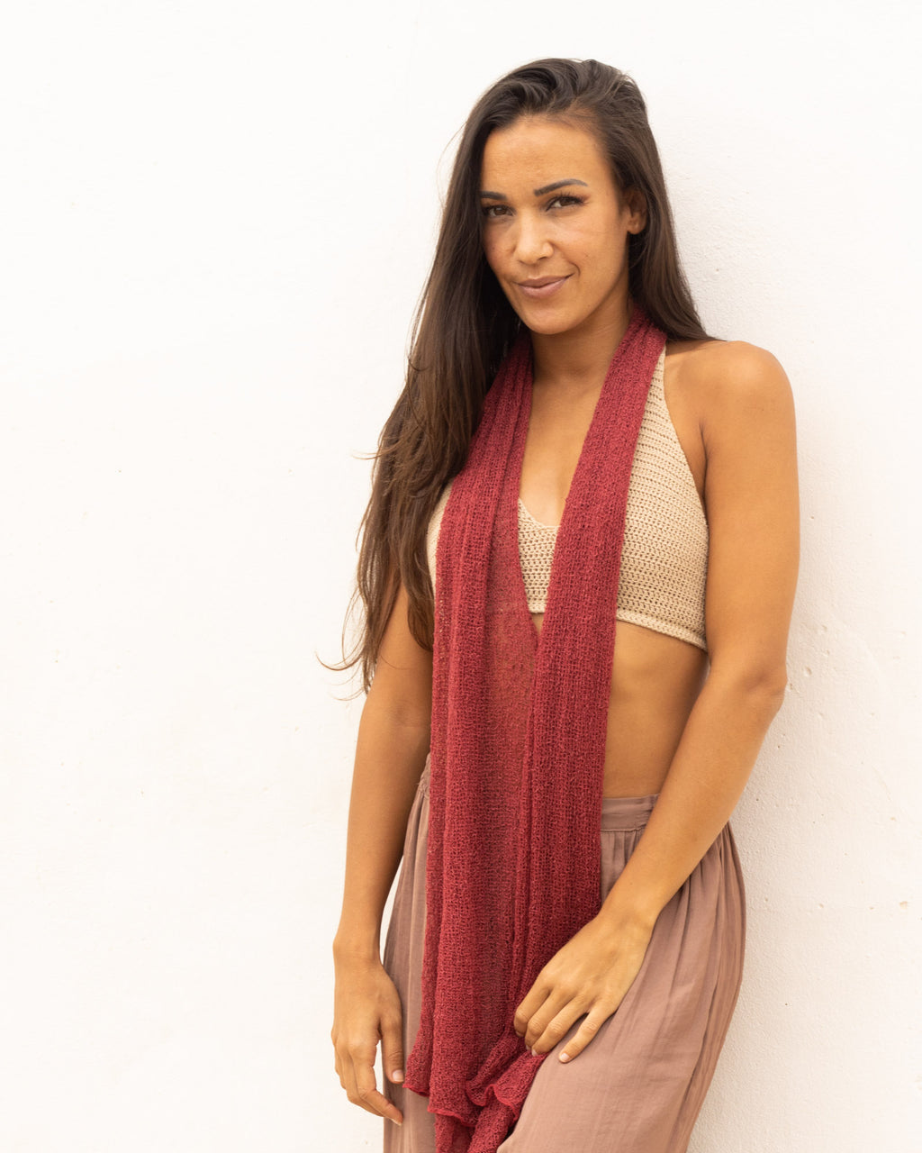 Ponchito versátil terracota