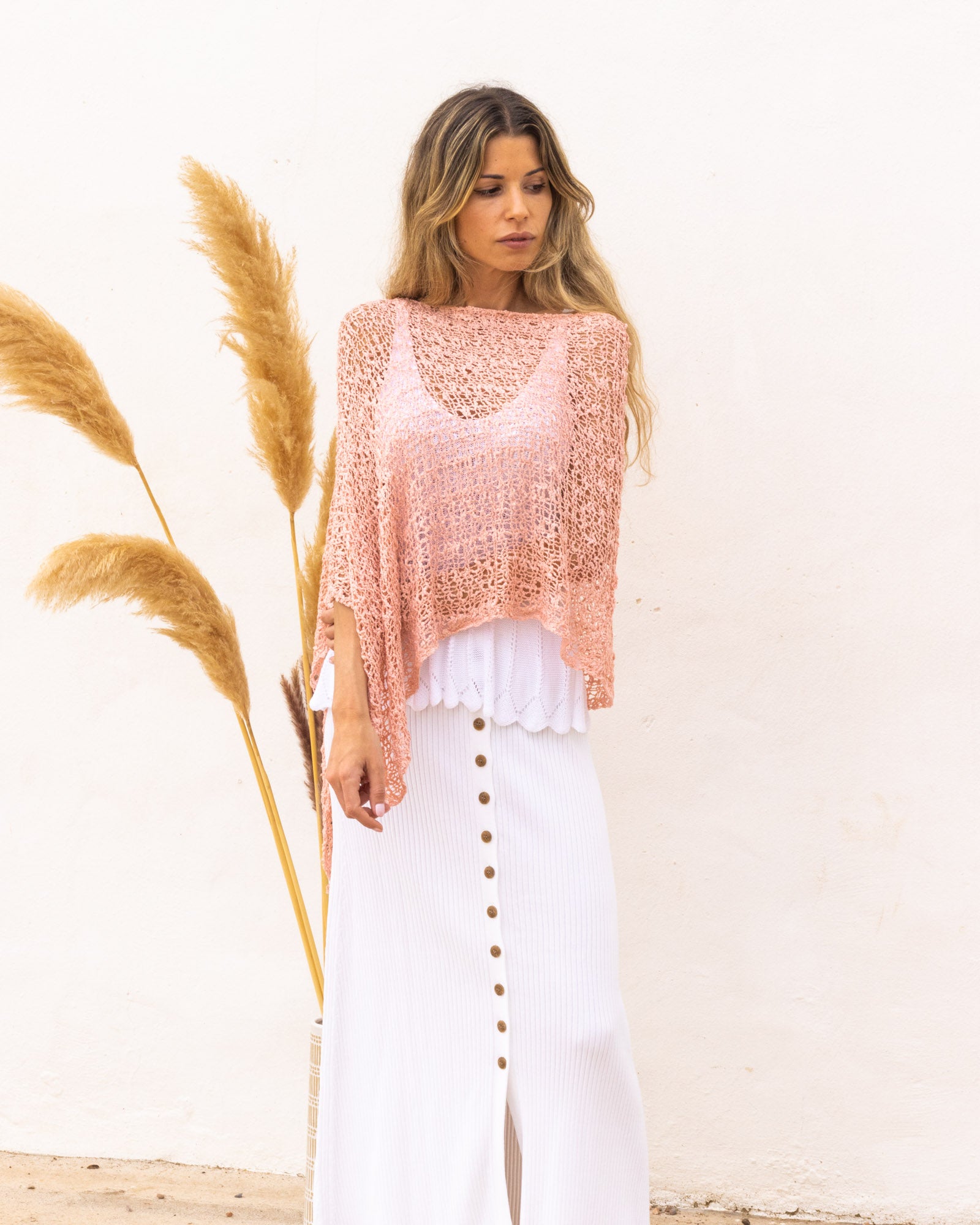 Poncho bohemio rosita